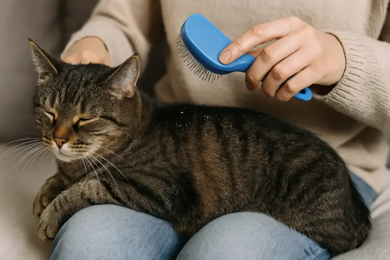 Rimediare alla forfora del gatto: trattamenti efficaci che puoi fare anche tu senza stress