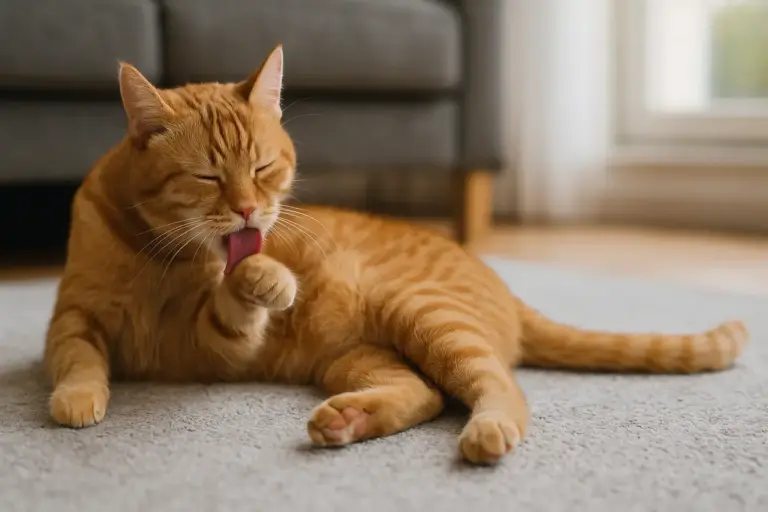 Gatto che si lecca troppo: cosa significa davvero e quando è il caso di intervenire