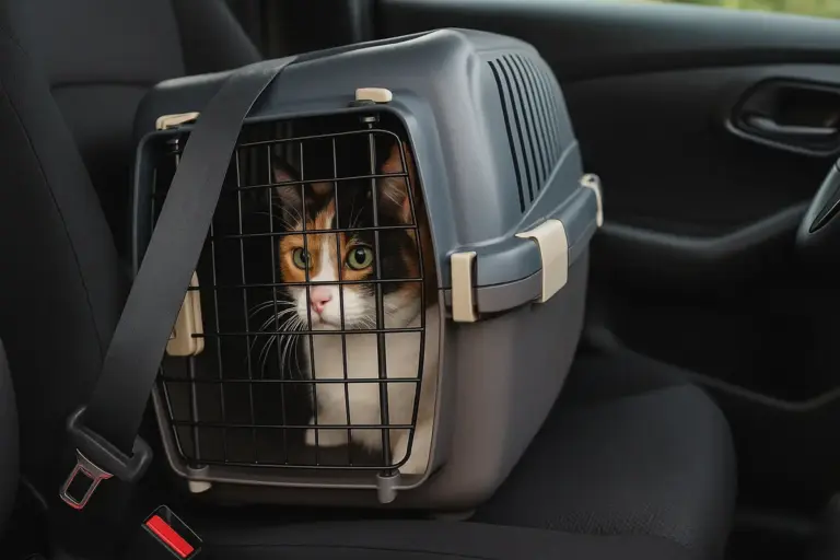 Trasportino per gatti omologato per viaggi in auto: dettagli che possono fare la differenza