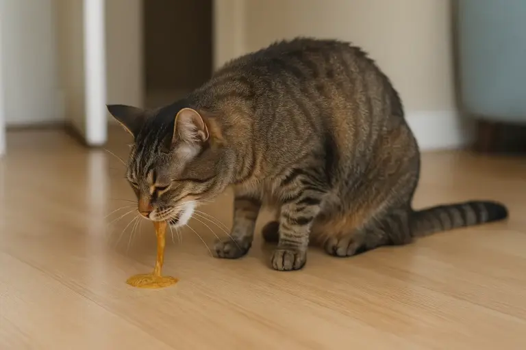 Gatto che vomita frequentemente: quando è sintomo di qualcosa di serio e come intervenire