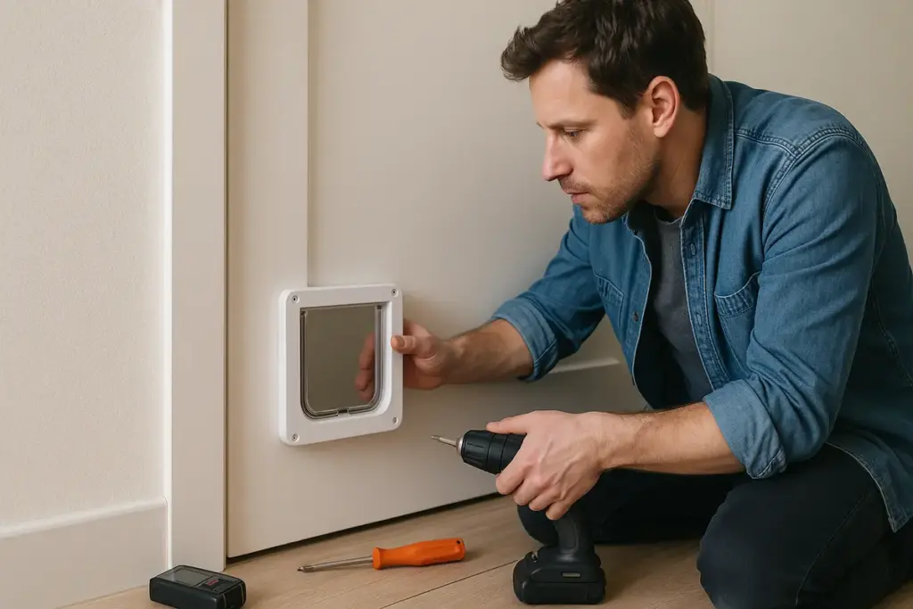 Come installare la porta basculante per gatti senza rovinare le pareti: trucchi validati