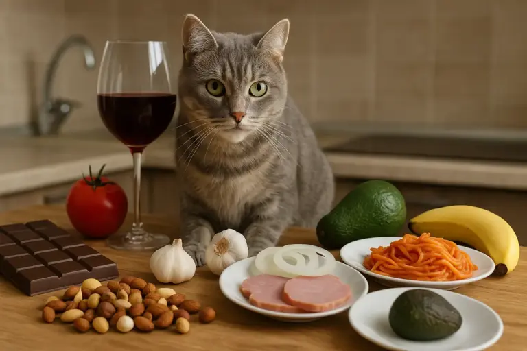 Quali alimenti umani sono dannosi per i gatti? La lista dei rischi nascosti in cucina