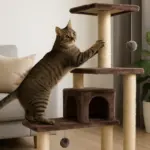 I benefici dei tiragraffi a più livelli: come proteggere mobili e mantenere il gatto attivo
