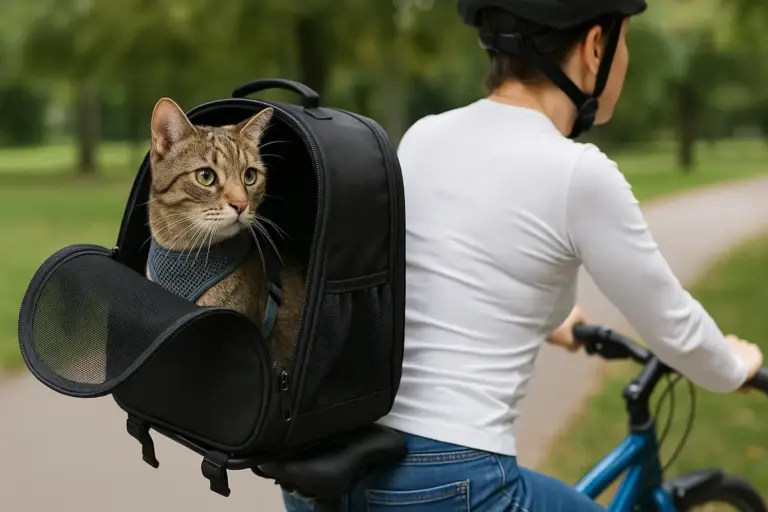 Accessori per il trasporto in bicicletta del gatto: sicurezza e consigli di utilizzo pratici