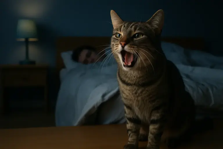 Come interpretare i vocalizzi notturni del gatto Segnali di disturbo o campanelli d’allarme?