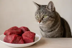 Posso dare carne cruda al gatto? Precauzioni indispensabili per la salute dell’animale
