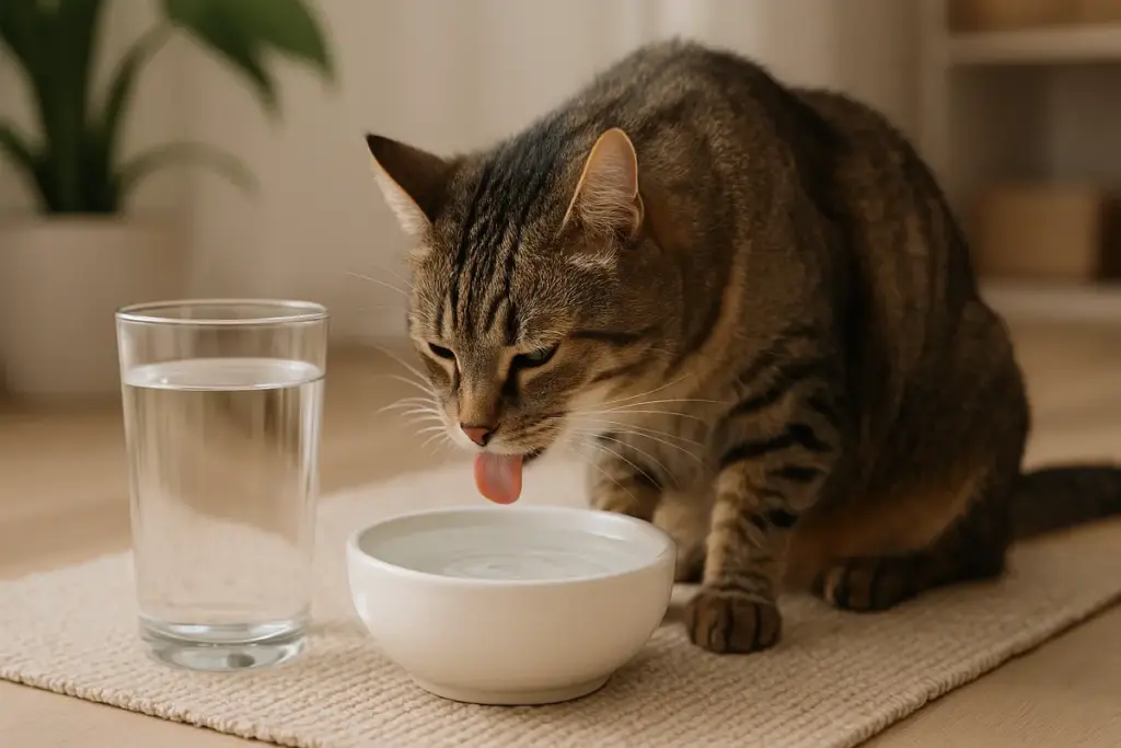 Idratazione nel gatto: trucchi semplici per aumentarla anche se beve poco