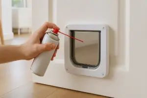 Lubrificare la porta per gatti: come evitare rotture e cigolii in maniera definitiva