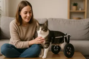 Adozione di un gatto disabile: supporti pratici e testimonianze di successo per una vita piena