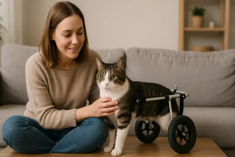 Adozione di un gatto disabile: supporti pratici e testimonianze di successo per una vita piena