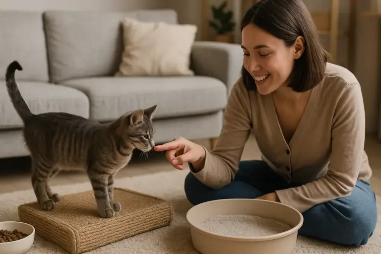 Come comportarsi nei primi giorni dopo l’adozione del gatto? Routine che aiutano davvero a farlo ambientare