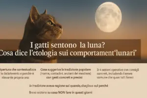 I gatti sentono la luna? Cosa dice l’etologia sui comportamenti “lunari”