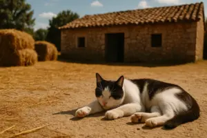 I gatti delle nonne dormivano sull’aia: cosa ci insegnano sul fresco naturale