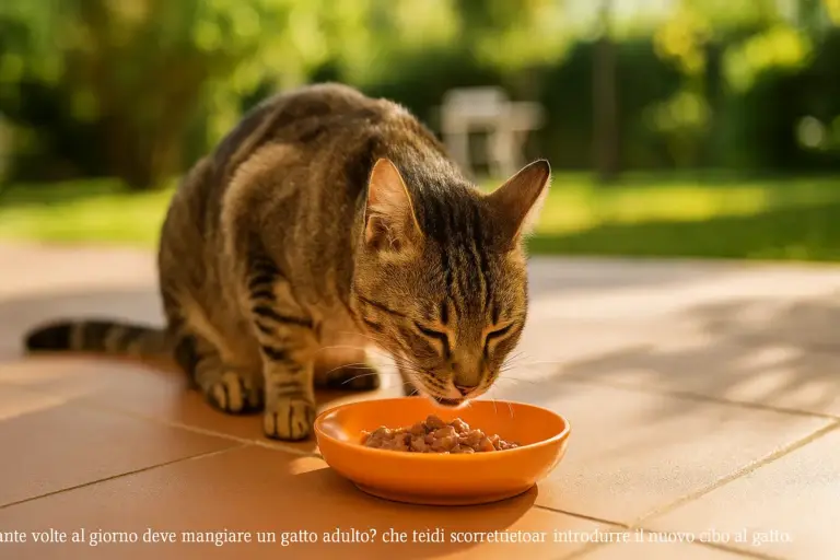 Pasti del gatto adulto in estate: come il caldo cambia orari e quantità