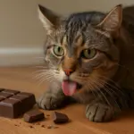 Cioccolato e gatto: i sintomi che indicano un’ingestione pericolosa