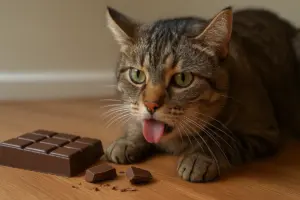 Cioccolato e gatto: i sintomi che indicano un’ingestione pericolosa