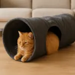 Giochi con tunnel per gatti pigri: come scegliere quelli che usano davvero