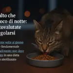 Gatto adulto che mangia poco di notte: cause sottovalutate e come regolarsi