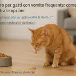 Cibo leggero per gatti con vomito frequente: come orientarsi tra le opzioni