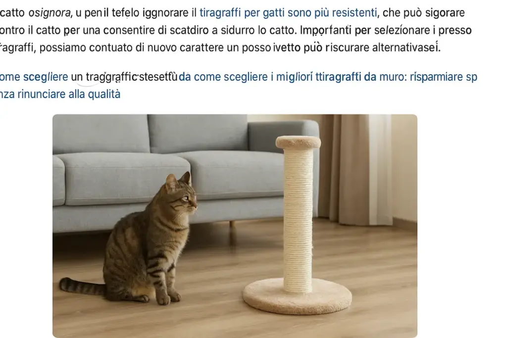 Gatto che ignora il tiragraffi nuovo: cosa cambia se lo posizioni in modo diverso