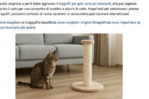 Gatto che ignora il tiragraffi nuovo: cosa cambia se lo posizioni in modo diverso