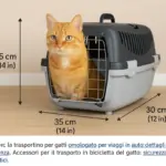 Misure del trasportino per gatti: come scegliere la taglia giusta davvero