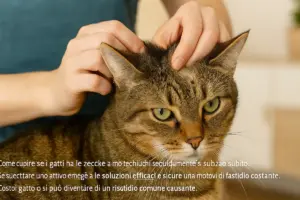 Come capire se il gatto ha le zecche: i punti del corpo da controllare subito