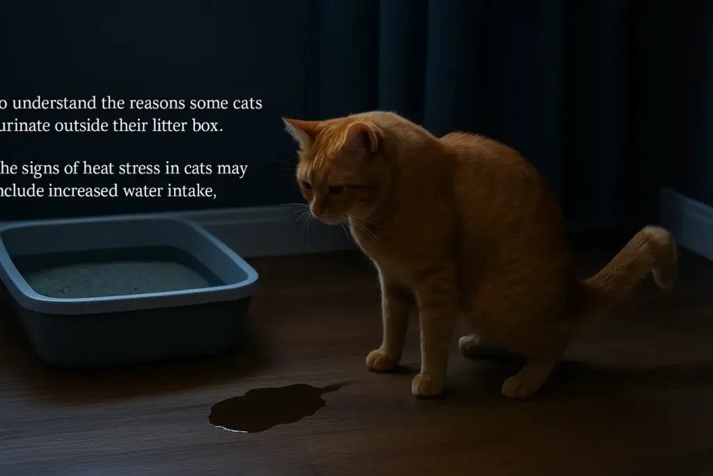 Gatto che fa pipì fuori dalla lettiera di notte: cause specifiche e rimedi mirati