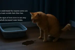 Gatto che fa pipì fuori dalla lettiera di notte: cause specifiche e rimedi mirati