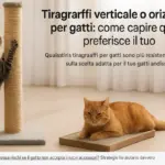 Tiragraffi verticale o orizzontale per gatti: come capire quale preferisce il tuo