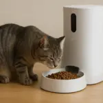 Dispenser di cibo per gatti silenzioso: i modelli che non spaventano il micio