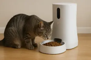 Dispenser di cibo per gatti silenzioso: i modelli che non spaventano il micio