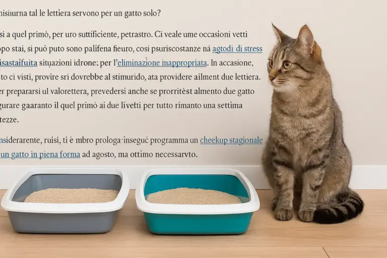 Quante lettiere servono per un gatto solo: la risposta che ribalta le aspettative