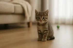 Cucciolo di gatto in casa da soli tutto il giorno: i rischi reali da valutare