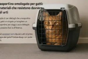 Trasportino omologato per gatti: i materiali che resistono davvero agli urti