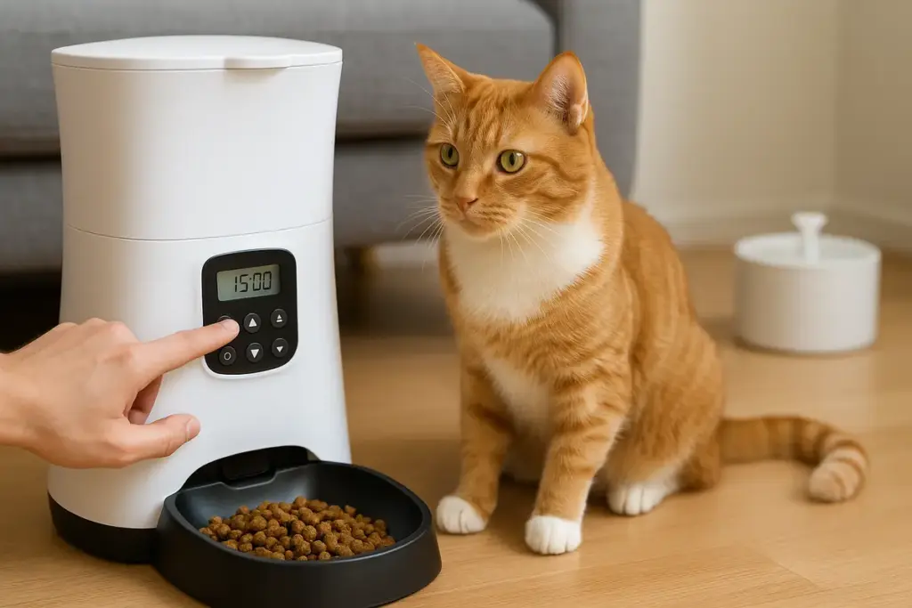 Timer del dispenser per gatti: l’impostazione che molti trascurano