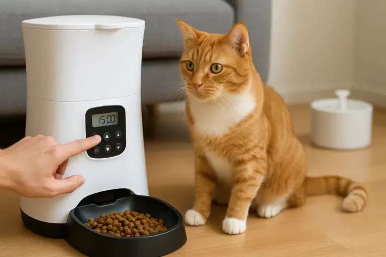 Timer del dispenser per gatti: l’impostazione che molti trascurano