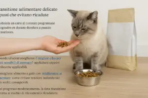 Transizione alimentare nel gatto delicato: i passi che evitano ricadute