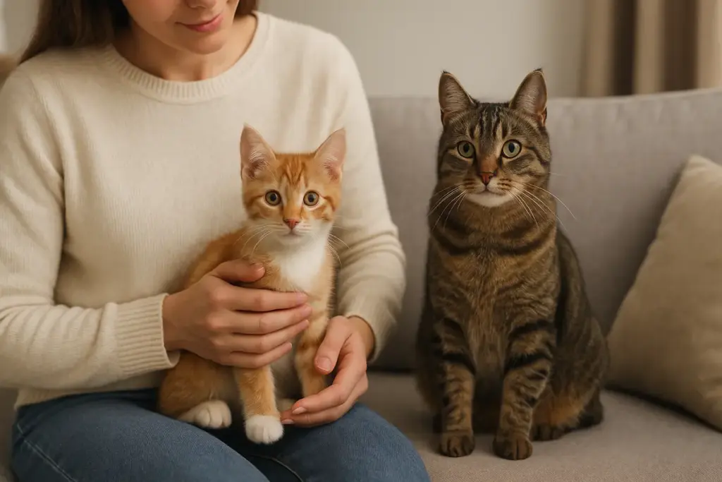 Primo gatto adulto o cucciolo: come capire qual è il momento giusto