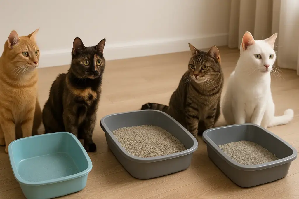 Quante lettiere servono con più gatti? la regola che molti ignorano