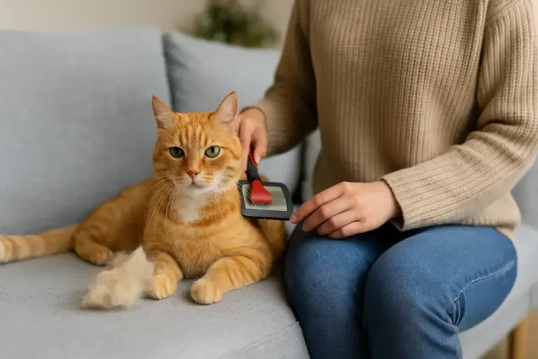 Muta del gatto in appartamento: gestirla senza ritrovarti sommerso