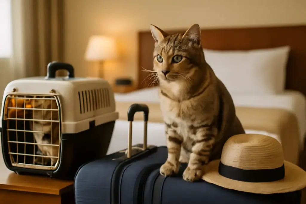 Gatto in vacanza: come prepararlo al viaggio e scegliere la struttura giusta